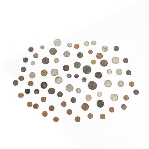 A GROUP OF MOSTLY BRITISH COINS