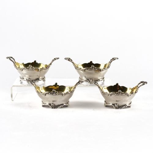 A SET OF FOUR DUTCH SALTS (4)