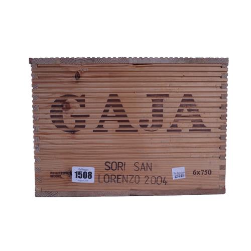 SIX BOTTLES SORÌ SAN LORENZO, LANGHE-BARBARESCO, GAJA 2004