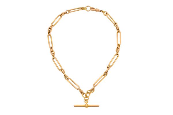 A GOLD ALBERT CHAIN