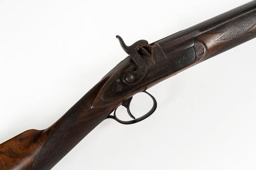 AN ENGLISH PERCUSSION SPORTING GUN