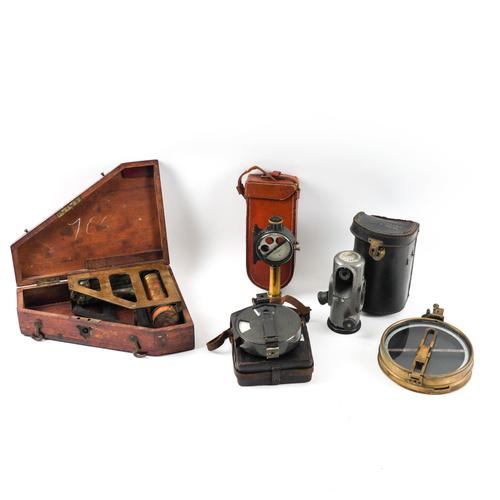 A GROUP OF FIVE FIELD SURVEY AND MILITARY INSTRUMENTS BY TROUGHTON & SIMMS, T. COOKE & SONS, NEGRETTI & ZAMBRA, AND OTHERS (5)