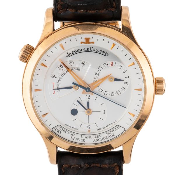 A JAEGER LECOULTRE MASTER CONTROL GEOGRAPHIC REF: 42.2.92