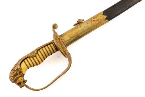 A BRITISH NAVAL OFFICER’S SWORD