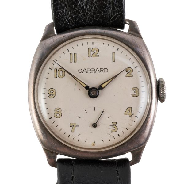 A GARRARD & CO SILVER DRESS WATCH