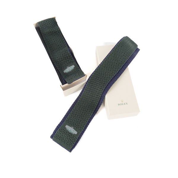 ROLEX: TWO WOVEN TIES (2)