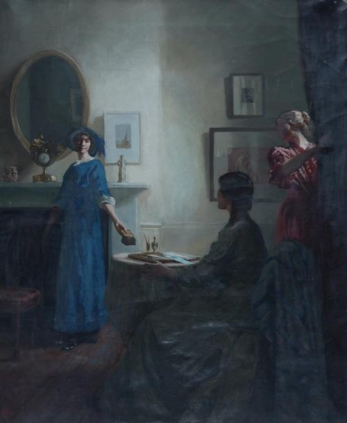 ***IN PIC SHELVES ON MEZZANINE WAITING COLLECTION*** ARTHUR CROFT MITCHELL (BRITISH, 1872-1956)