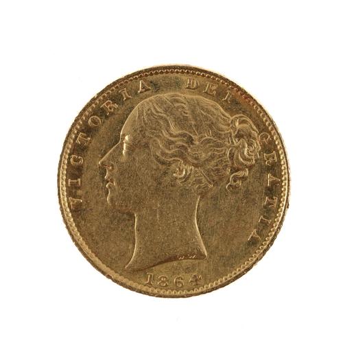 A VICTORIA YOUNG HEAD SHIELD BACK SOVEREIGN