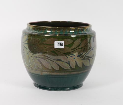 A LARGE PILKINGTON'S  LANCASTRIAN  JARDINIÈRE BY GLADYS ROGERS