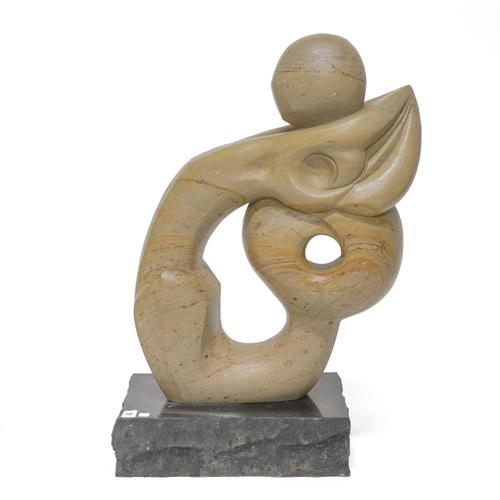 AN ABSTRACT FIGURATIVE COMPOSITE SCULPTURE