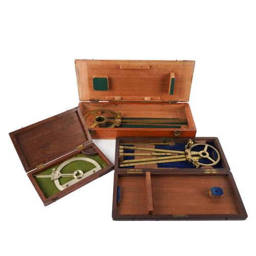 A GROUP OF THREE VICTORIAN SCIENTIFIC INSTRUMENTS BY POTTER POULTRY, ELLIOTT BROS AND H. HUGHES, LONDON (3)
