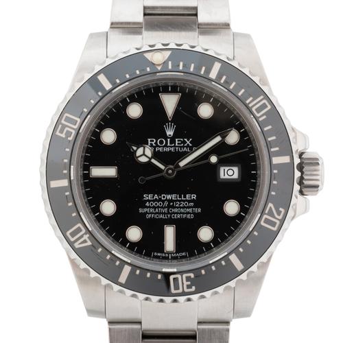 A ROLEX SEA-DWELLER 4000 REF: 116600 CERAMIC BEZEL COMPLETE SET