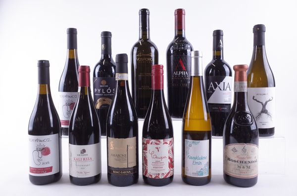 TEN BOTTLES VARIOUS RED AND TWO WHITE WINE