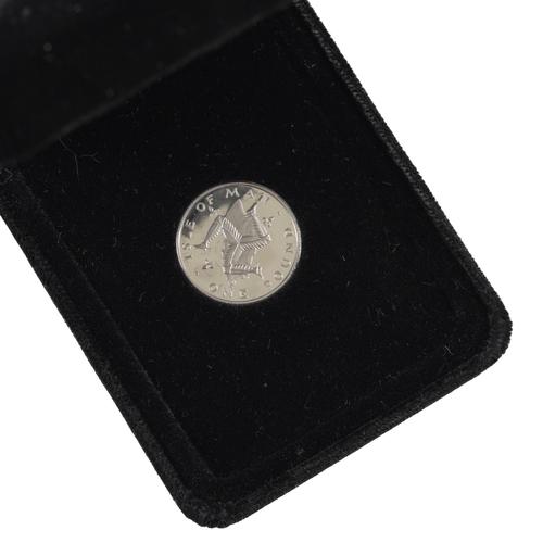 AN ISLE OF MAN PLATINUM PROOF ONE POUND