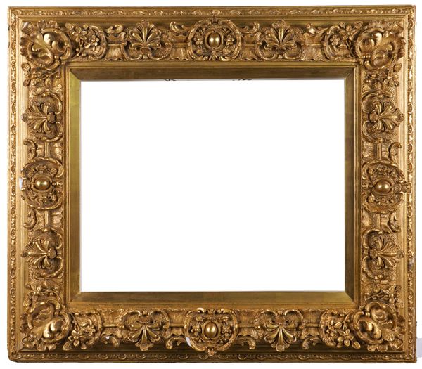 A PLASTER GILT FRAME