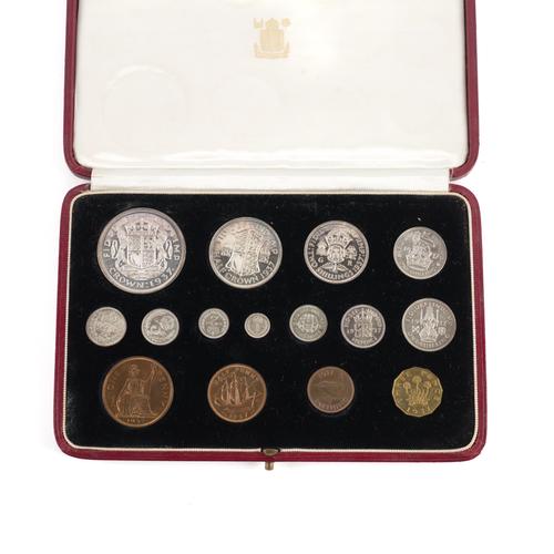 A GEORGE VI CORONATION YEAR SPECIMEN COIN PROOF SET
