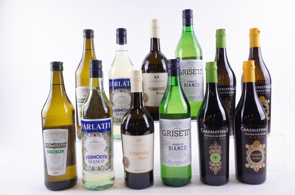 12 BOTTLES WHITE VERMOUTH