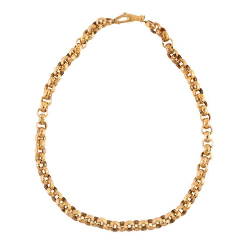 A EARLY 19TH CENTURY HAND CLASP NECKLACE