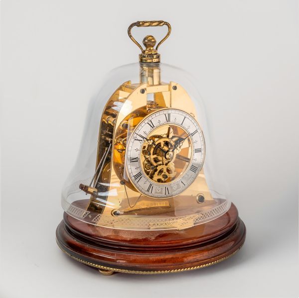 A RARE AND UNUSUAL MARINER SKELETON CLOCK WITH SHIP’S WATCH STRIKING