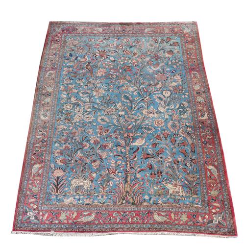 AN ESFAHAN TREE OF LIFE CARPET, PERSIAN