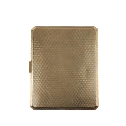 A 9CT GOLD CIGARETTE CASE