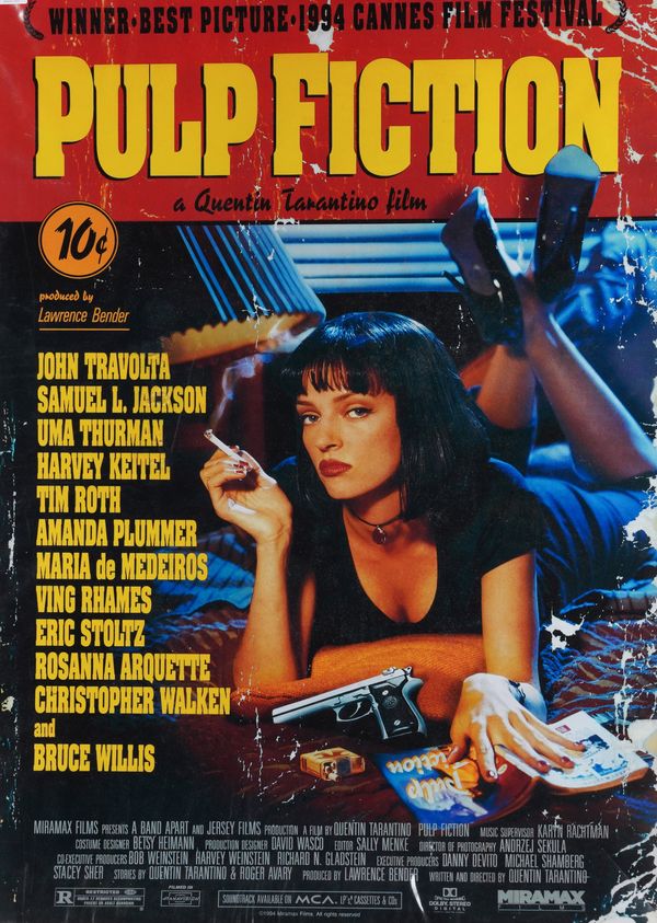 PULP FICTION: A MIRAMAX FILM POSTER, 1994