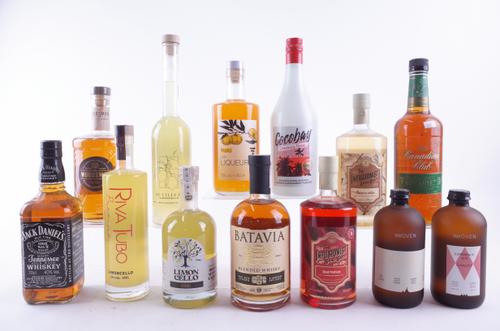 THIRTEEN BOTTLES VARIOUS SPIRITS AND LIQUEURS