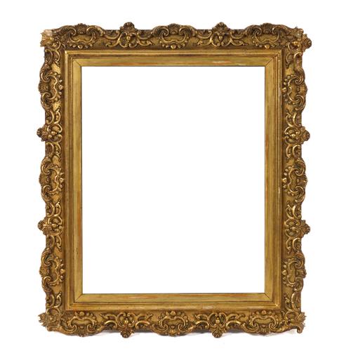 A REGENCY STYLE GOLD PAINTED MARGINAL WALL MIRROR (3)