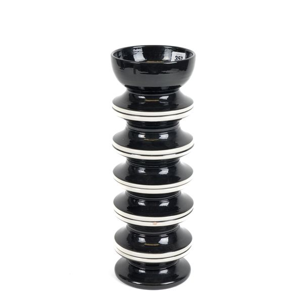 ANGELIKA MORLEIN FOR ROMETTI CERAMICS, ITALY A 'DOMINO' VASE