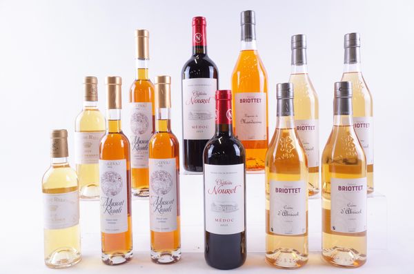 TWELVE BOTTLES WINE, LIQUEURS AND DESSERT WINE