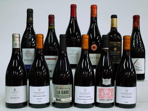 12 BOTTLES FRENCH RED WINE