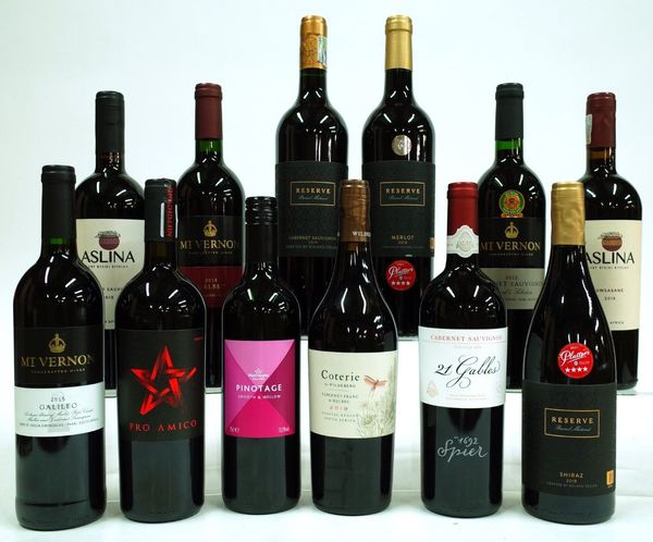 12 BOTTLES SOUTH AFRICAN RED WINE