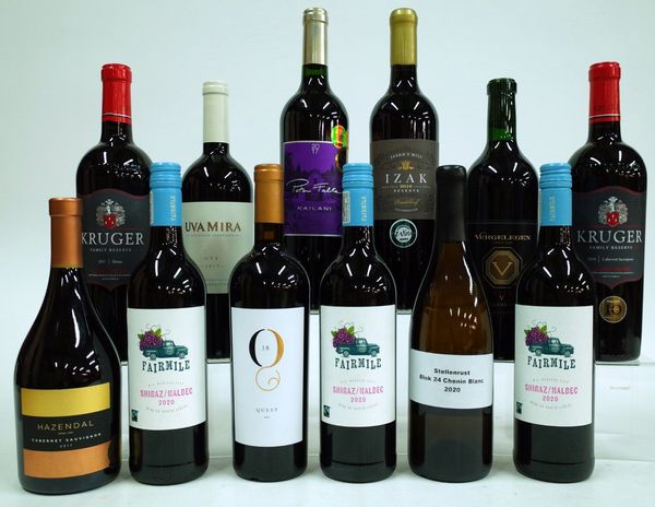 12 BOTTLES SOUTH AFRICAN RED WINE