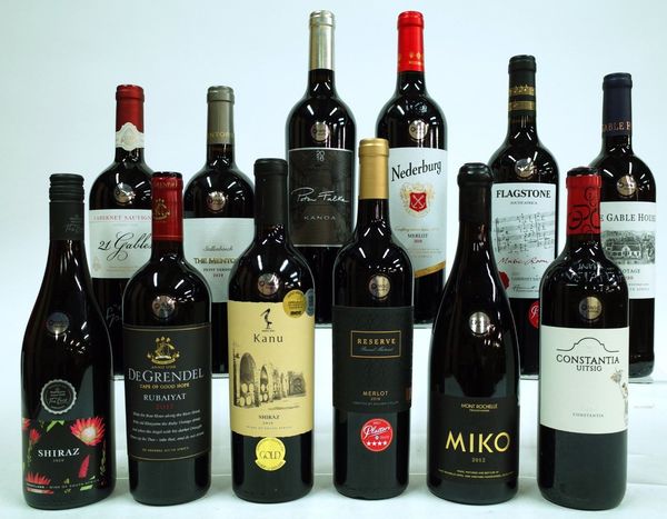 12 BOTTLES SOUTH AFRICAN RED WINE