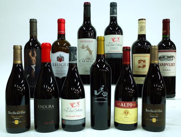 12 BOTTLES SOUTH AFRICAN RED WINE