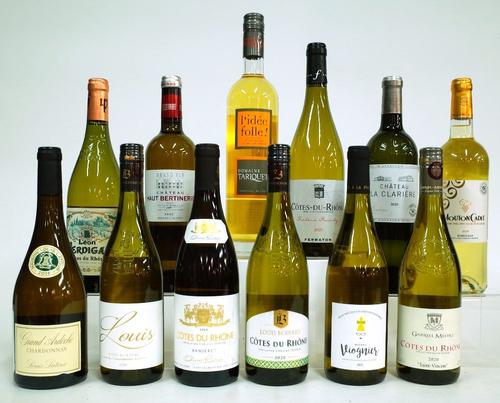 12 BOTTLES FRENCH WHITE WINE