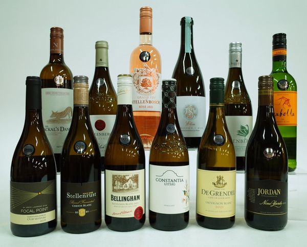 12 BOTTLES SOUTH AFRICAN WHITE AND ROSÉ WINE