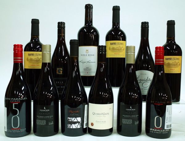 12 BOTTLES CANADIAN RED WINE