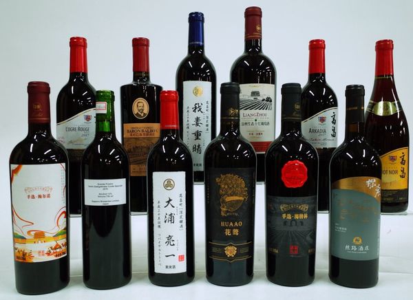 12 BOTTLES CHINESE AND JAPANESE RED WINE