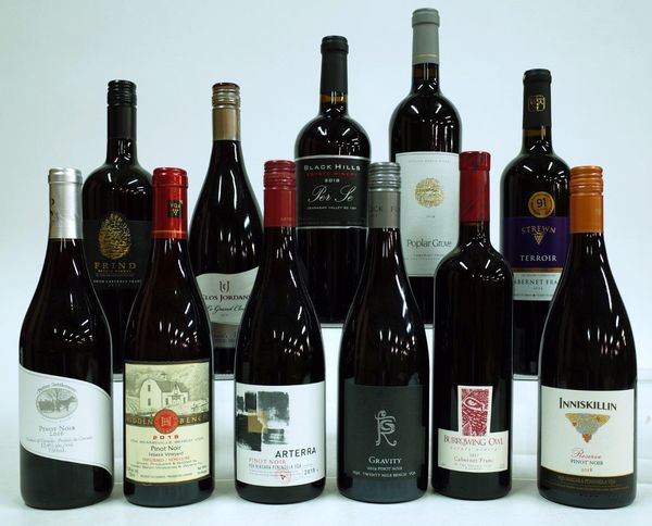 11 BOTTLES CANADIAN RED WINE