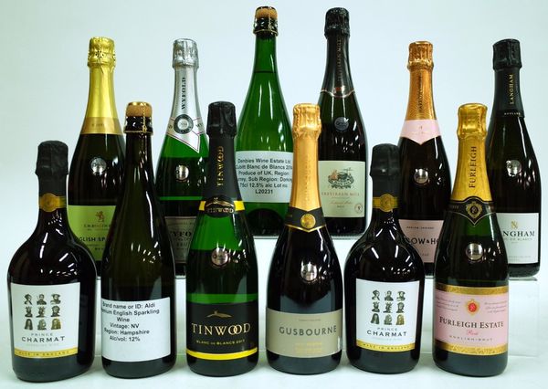 12 BOTTLES ENGLISH SPARKLING WINE