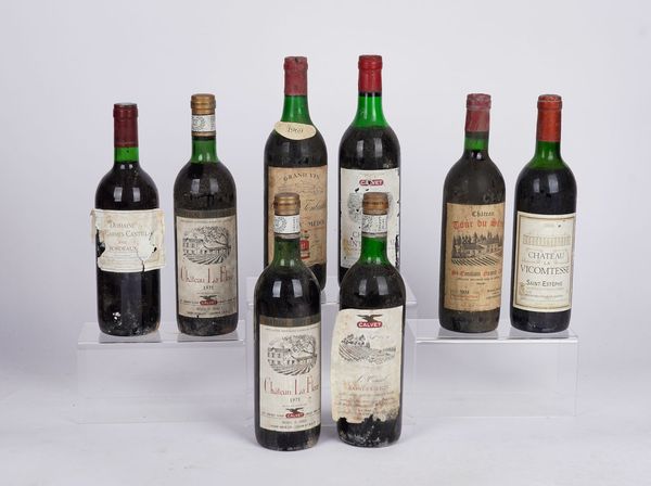 EIGHT BOTTLES OF FRENCH RED WINE