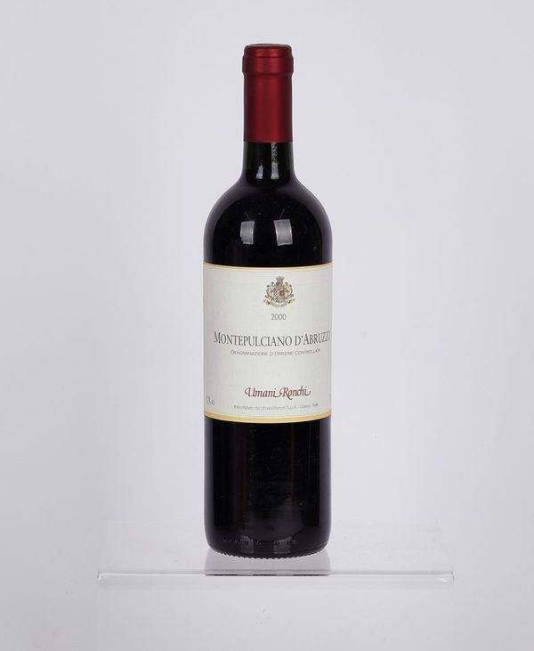 TWELVE BOTTLES OF 2000 UMANI RONCHI MONTEPULCIANO D'ABRUZZO