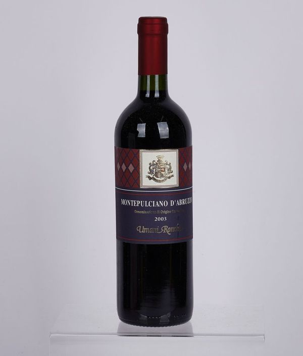 TEN BOTTLES OF 2003 UMANI RONCHI MONTEPULCIANO D'ABRUZZO