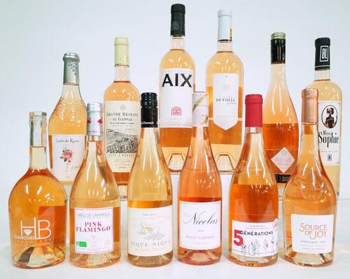 12 BOTTLES FRENCH ROSÉ WINE