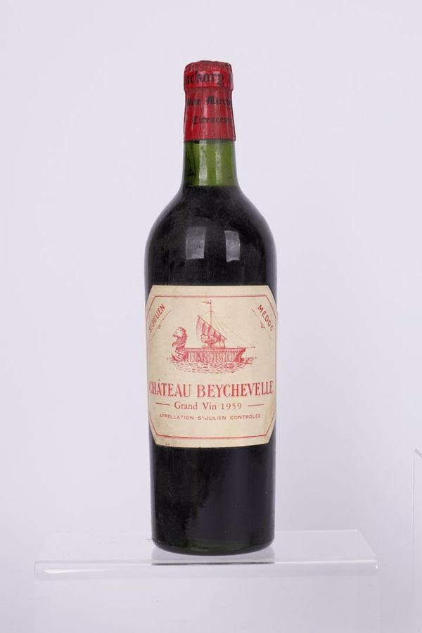 A BOTTLE OF 1959 CHATEAU BEYCHEVELLE GRAND VIN