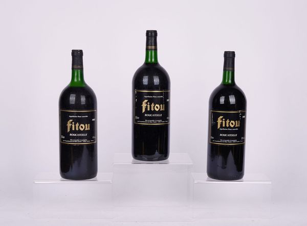THREE MAGNUM BOTTLES FITOU ROUCATEILLE
