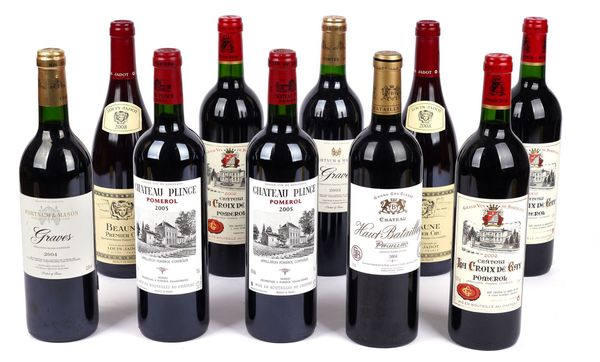 TEN BOTTLES OF FRENCH RED WINE