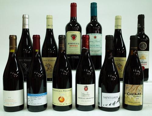 12 BOTTLES FRENCH RED WINE