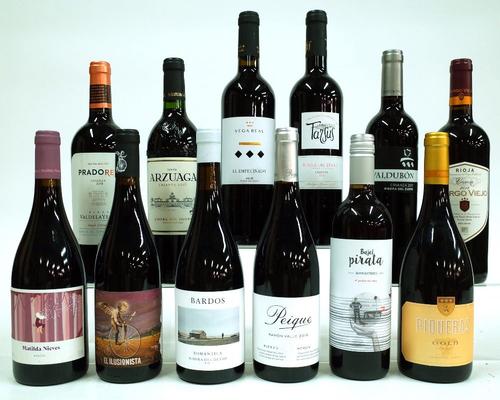 12 BOTTLES SPANISH RED WINE